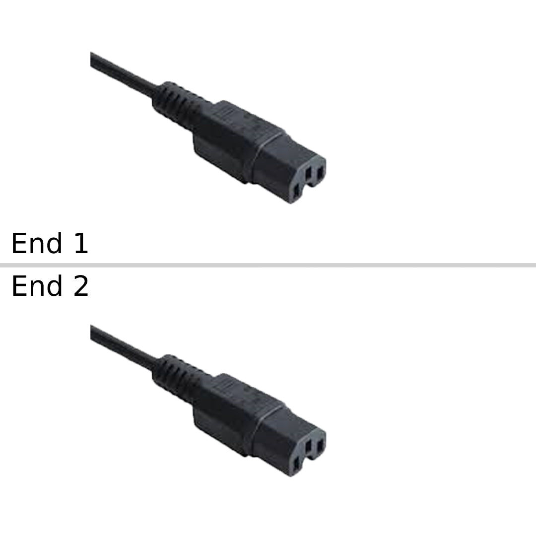 NetApp X-CAB-C13-C14-2M-R6 - 2m Power Cable with Plug IEC60320-C15/IEC60320-C15 | Pwr Cord, Cisco Jumper, C13-V14 Connectors, 2M
