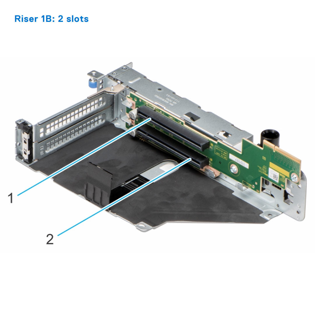 R760 Riser Config 5-1. 2 x16 LP + 2 x16 FH + 2x16 FH (Gen5) - ECS