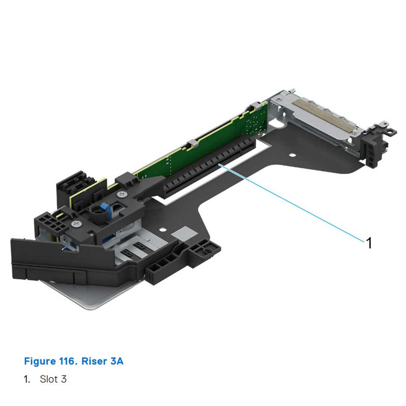 Dell PowerEdge R6625 Config 1. (Riser 2A + Riser 3A) - ECS