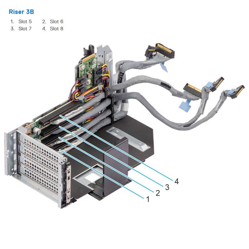Dell PowerEdge R960 Riser Config1. 8 x16 FH - ECS