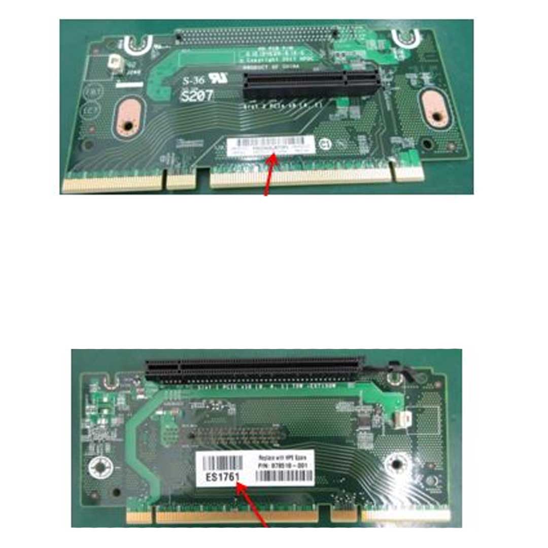 HPE DL180 Gen10 CPU2 x16/x8 PCIe Riser and GPU Enablement Kit | 866943-B21