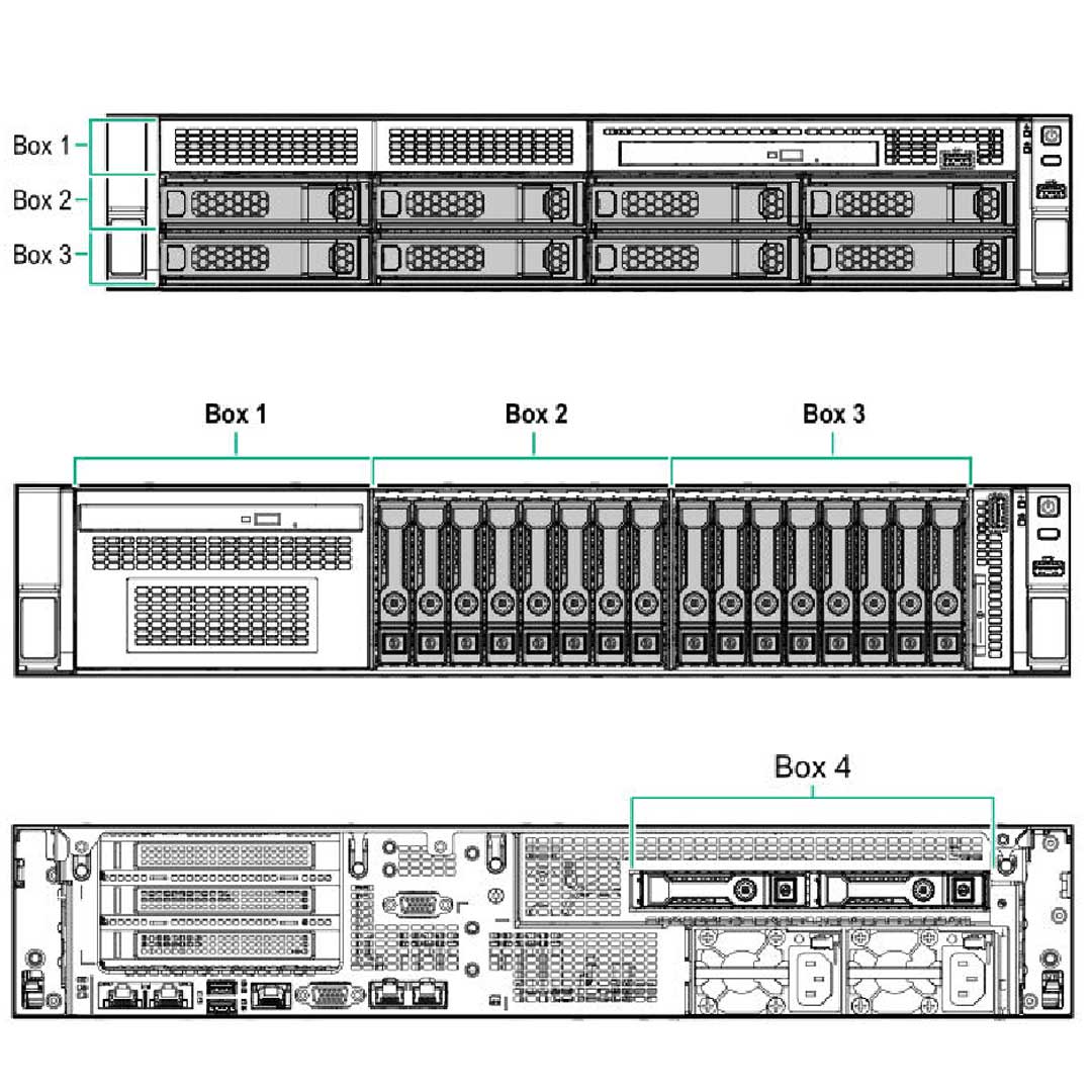 HPE ProLiant DL180 Gen10 12LFF Server Chassis | 879516-B21