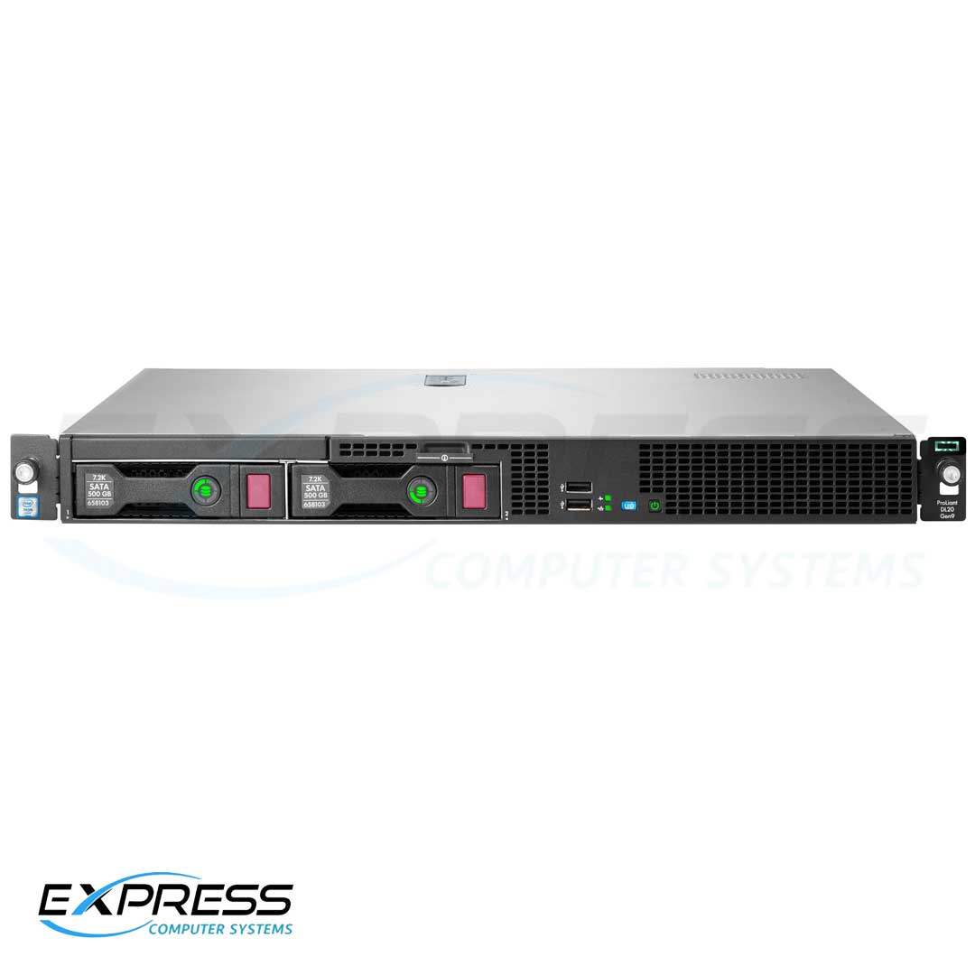 HPE ProLiant DL20 Gen9 G4560 8GB-U Non-hot Plug 2LFF 290W PS Entry Server | 871428-B21