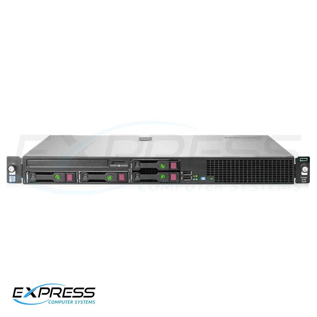 HPE ProLiant DL20 Gen9 E3-1230v6 3.5GHz 4-core 1P 8GB-U H240 4SFF 900W PS Solution Server | P06049-B21