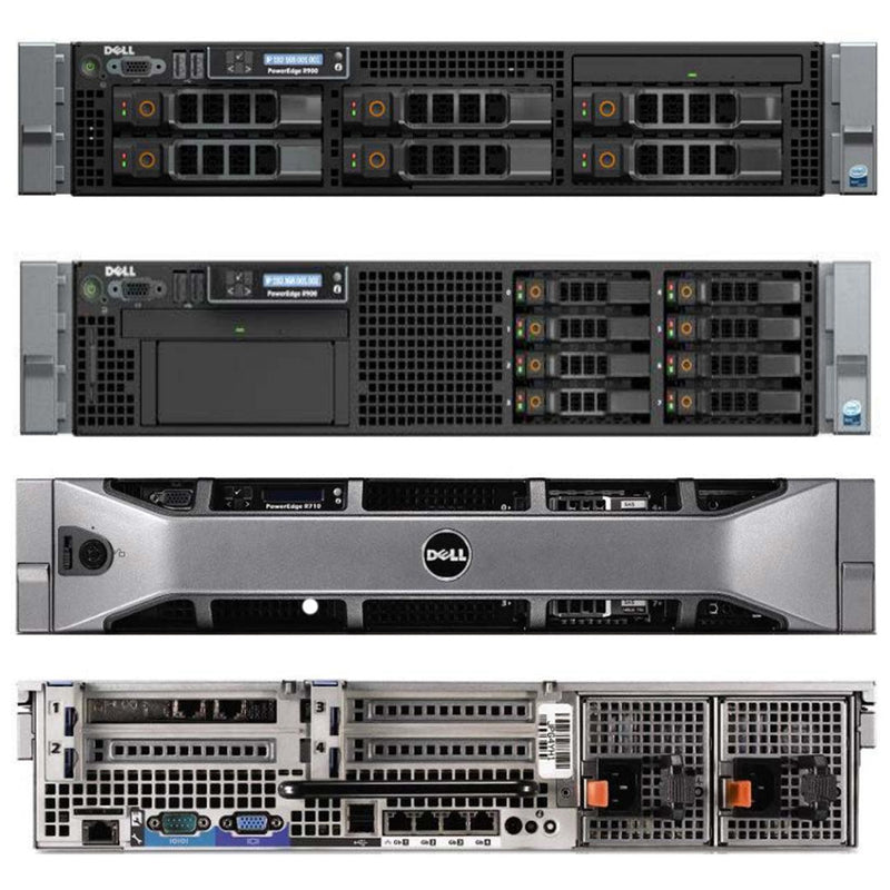 Dell PowerEdge R710 Rack Server Chassis (4x3.5