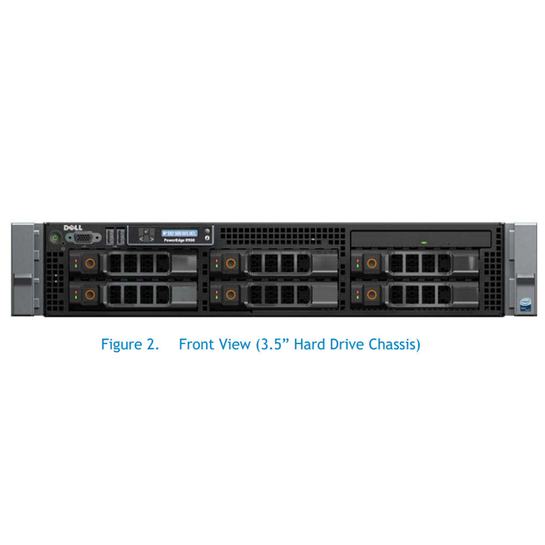Dell PowerEdge R710 Rack Server Chassis (6x3.5")