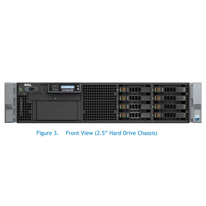 Dell PowerEdge R710 Rack Server Chassis (6x3.5