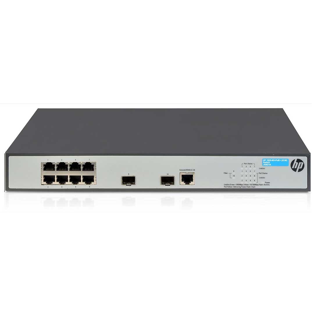 HPE OfficeConnect 1920 8G PoE+ (65W) Switch | JG921A