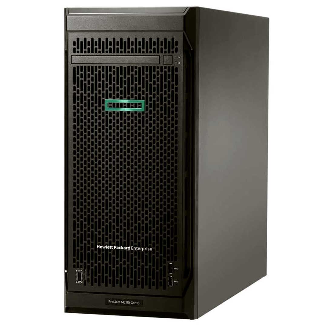 HPE ProLiant ML110 Gen10 4208 2.1GHz 8-core 1P 16GB-R S100i 4LFF 550W PS Server | P10812-001