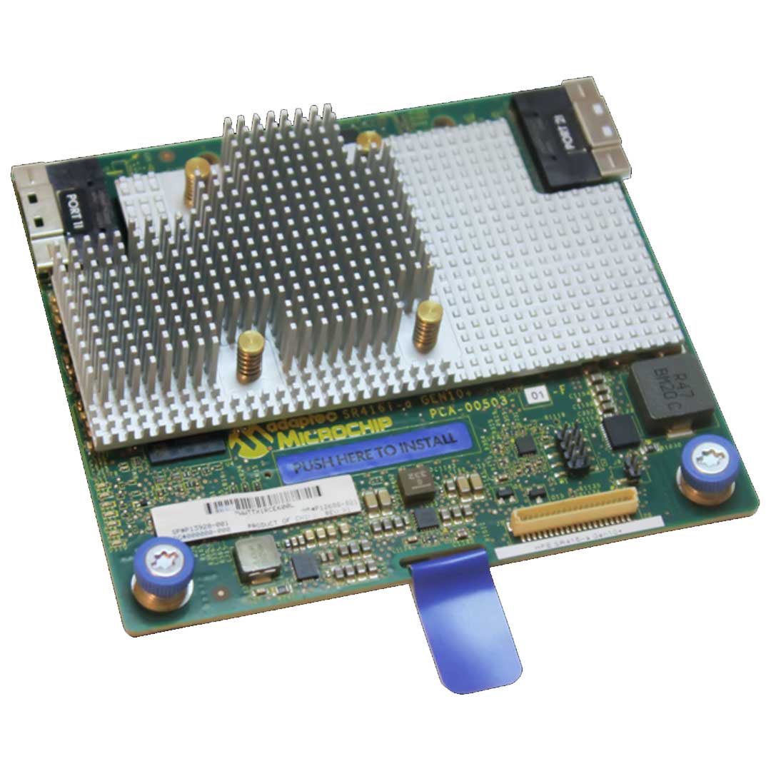 HPE Microchip SmartRAID SR416i-a x16 Lanes 4GB Cache NVMe/SAS 24G Controller | P12688-B21