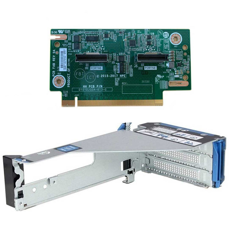 HPE ProLiant Dl380 (G10) Plus 2-Port 4NVMe x16 SlimSAS Secondary Riser ...