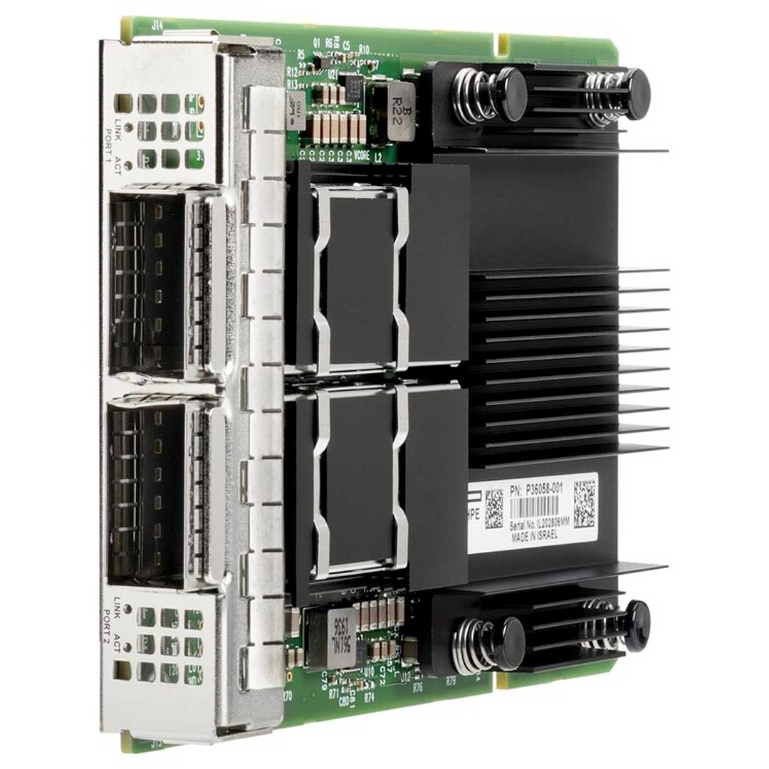 HPE InfiniBand HDR/Ethernet 200Gb 2P QSFP56 OCP3 MCX653436A-HDAI Adapter | P31348-B21