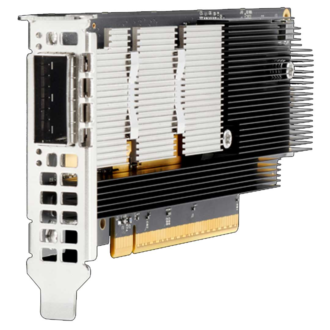 HPE InfiniBand NDR200 1-port OSFP PCIe5 x16 MCX75310AAS-HEAT Adapter | P45642-B21