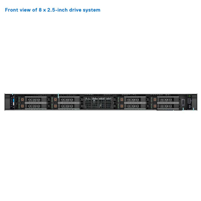 Dell PowerEdge R660 Rack Server Chassis (8x 2.5