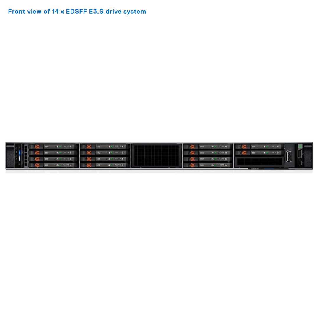 Dell PowerEdge R6615 14EDSFF Rack Server Chassis