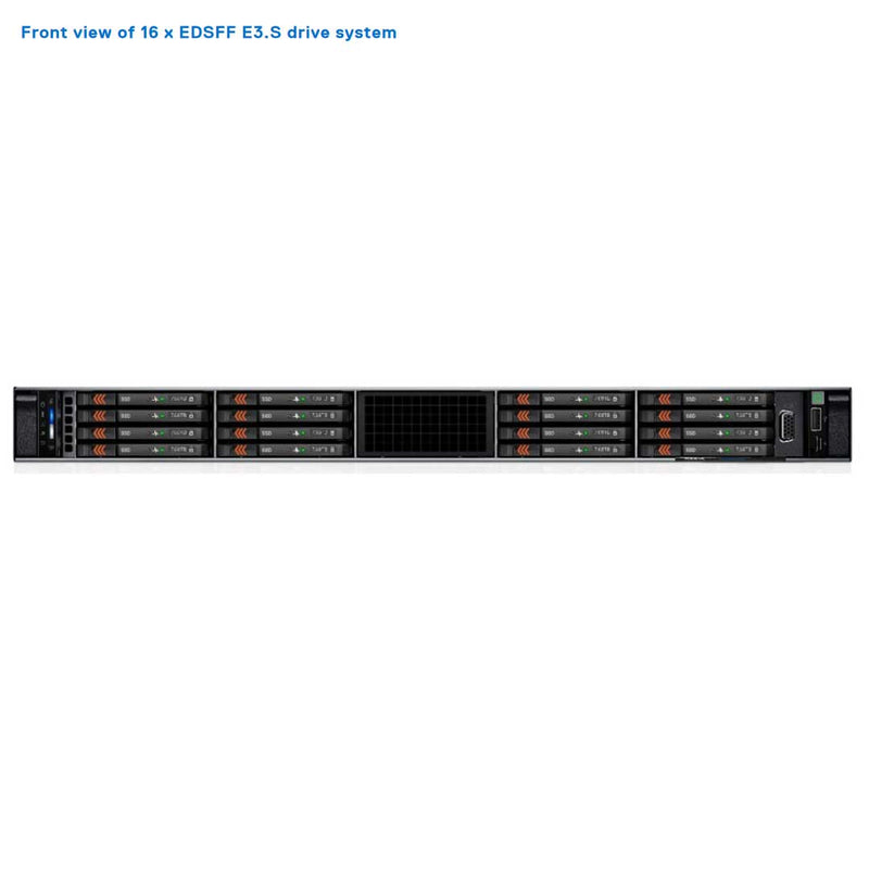 Dell PowerEdge R6615 Rack Server Chassis (16x EDSFF) - ECS