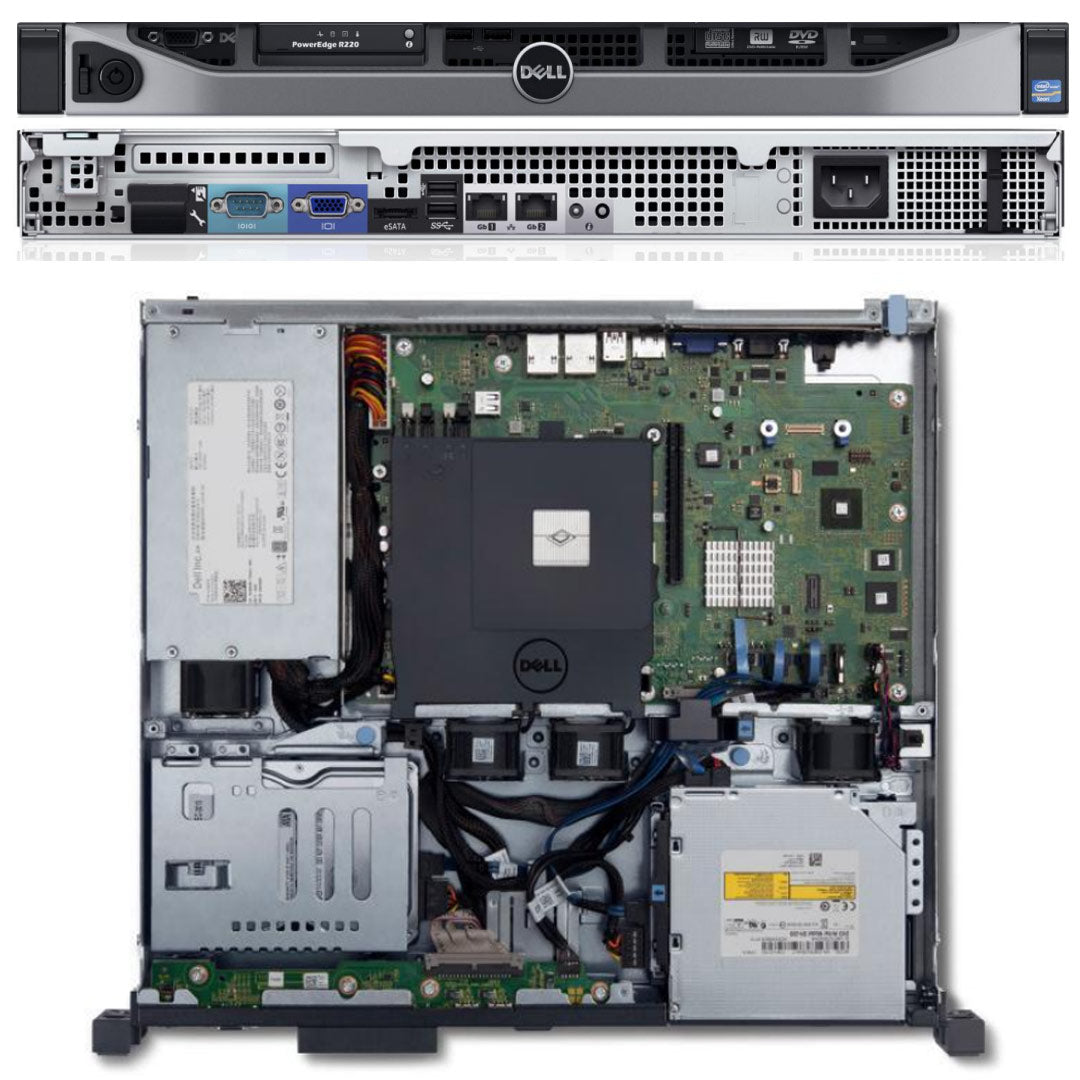 Dell PowerEdge R220 Rack Server Chassis (2x2.5")