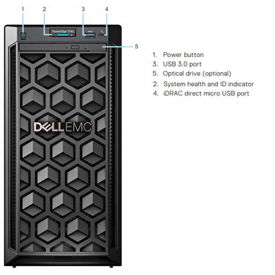 Dell PowerEdge T140 Tower Server Chassis (4x3.5")