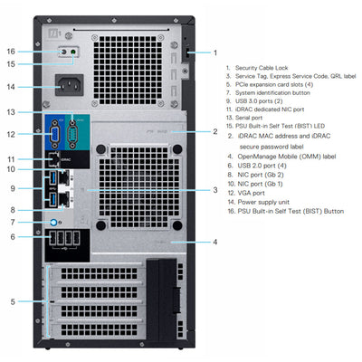 Dell PowerEdge T140 CTO Tower Server