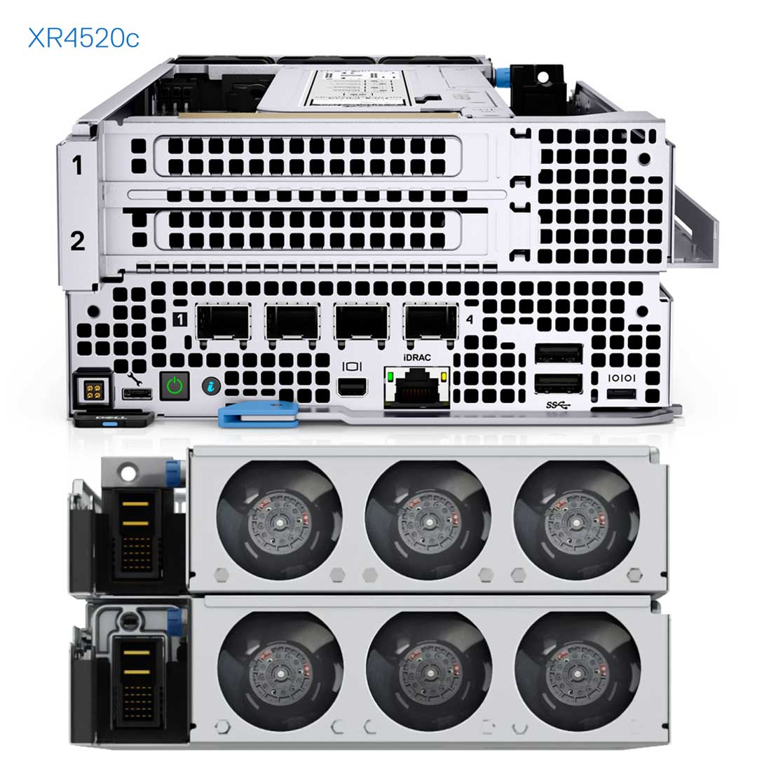 Dell PowerEdge 2U XR4520c Node/Sled Server Chassis