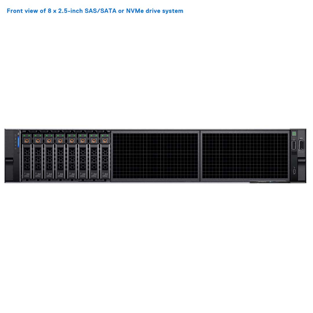 Dell PowerEdge R760XS 8 SFF Rack Server Chassis