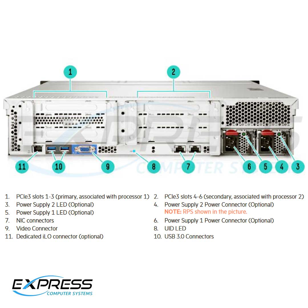 HPE ProLiant DL180 Gen9 Hot Plug 8SFF Server Chassis | 754523-B21