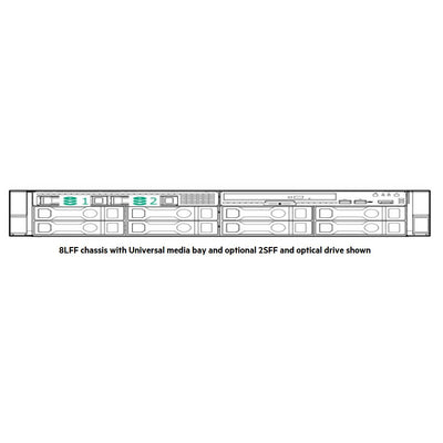 HPE ProLiant DL380 Gen11 2SFF U.3 Side-by-Side Front Drive Cage Kit | P48812-B21
