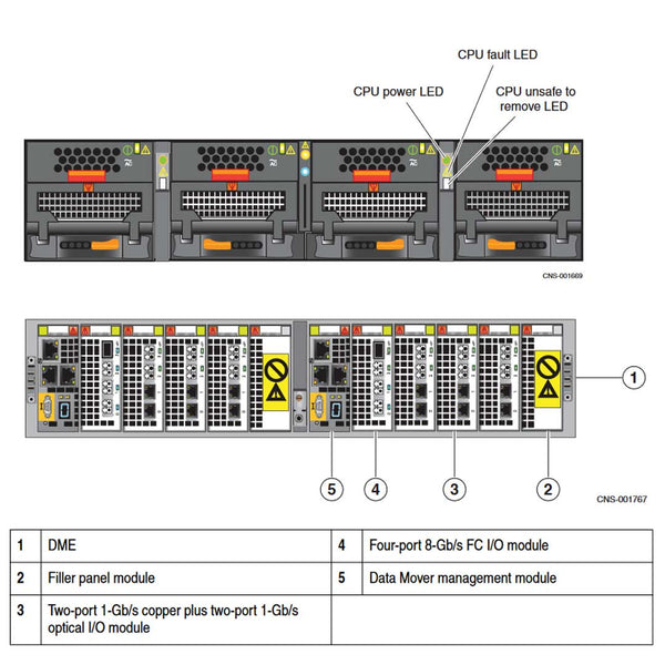 VNX5500 EMC VNX5500 Disk Processor Enclosure (DPE) ECS