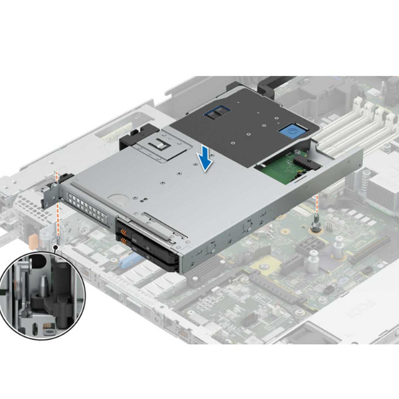 Dell PowerEdge Riser 2xEDSFF E3.S NVMe Rear Drive Cage - Express ...