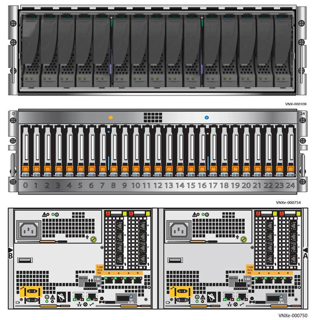 EMC VNXe3300 Disk Processor Enclosure (DPE)
