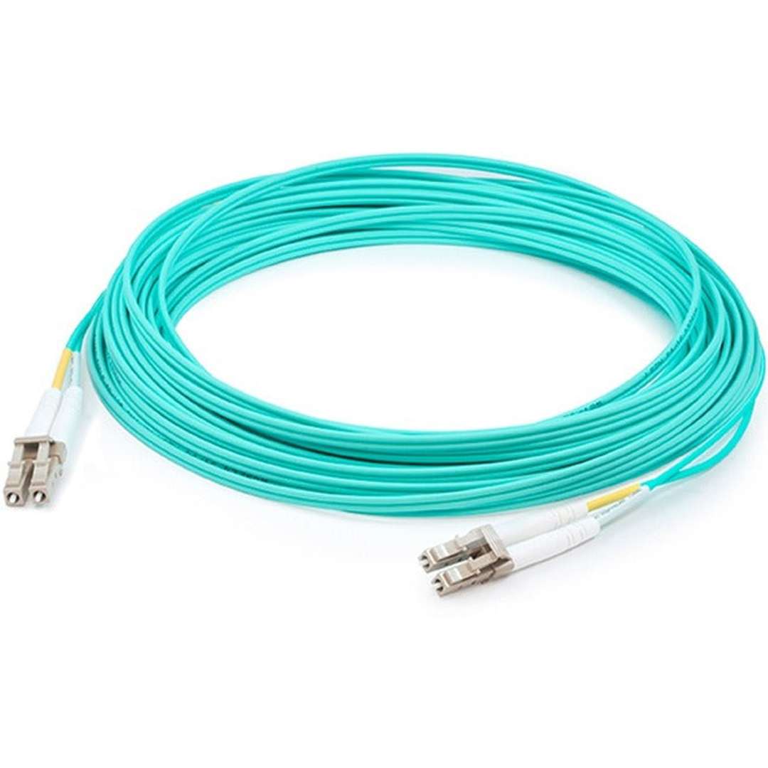 HPE AJ833A LC to LC Multi-Mode OM3 2-Fiber 0.5 m 1-Pack fiber optic cable