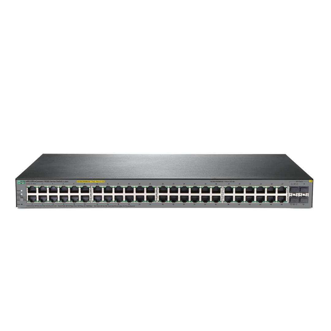 HPE JL386A OfficeConnect 1920S 48G 4SFP PPoE+ 370W Switch