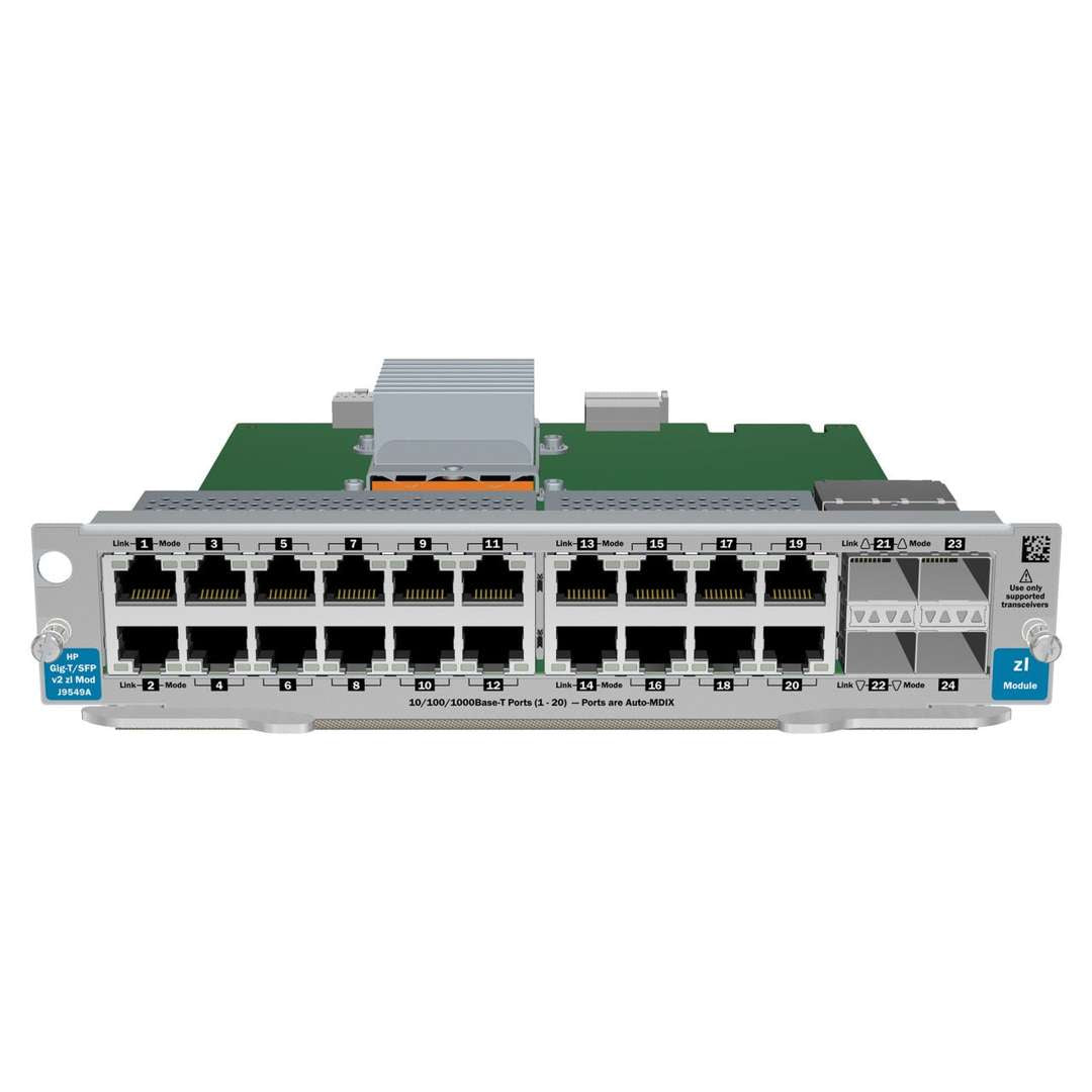 HPE J9549A 20-port Gig-T/4-port SFP v2 zl module