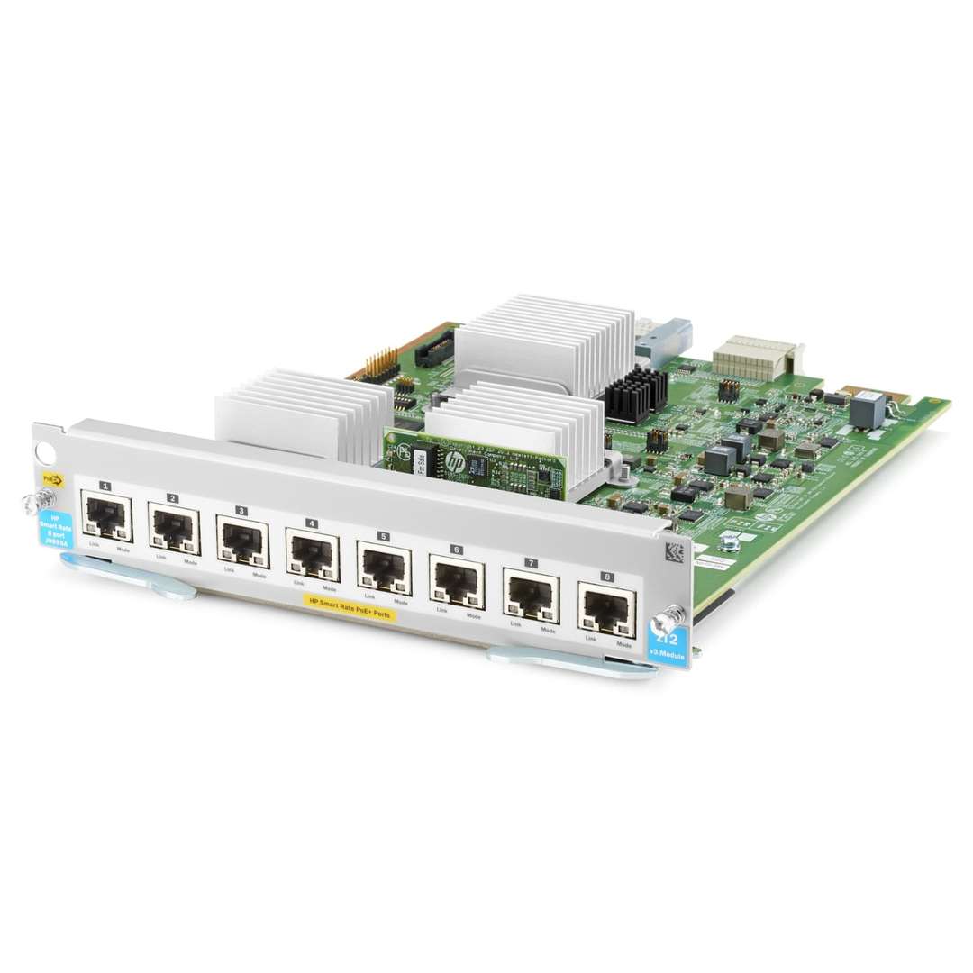 HPE J9995A Aruba 8-port 1/2.5/5/10GBASE-T PoE+ MACsec v3 zl2 module