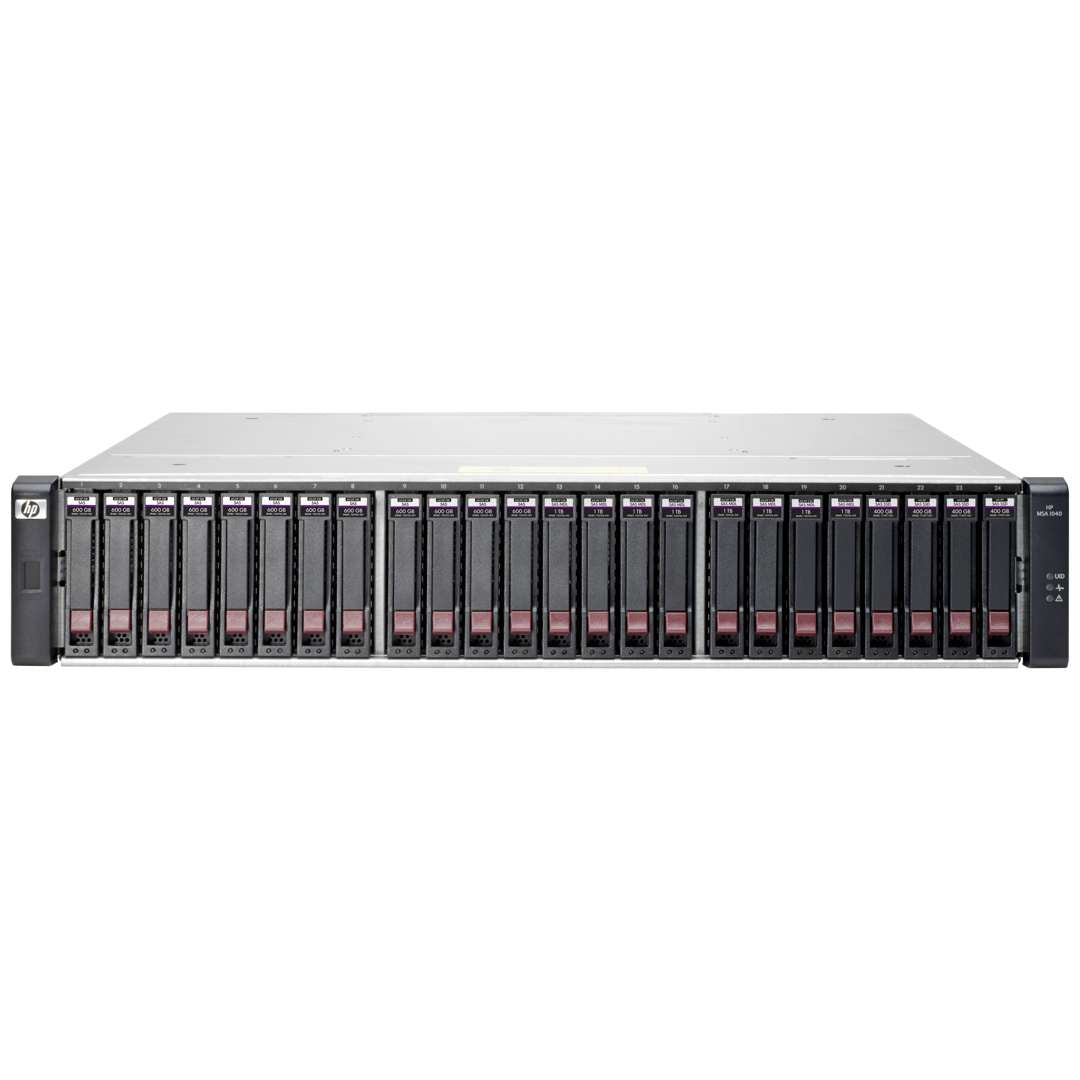 HPE MSA 1040 2-port 1G iSCSI SFF Dual Controller Storage | E7W02A