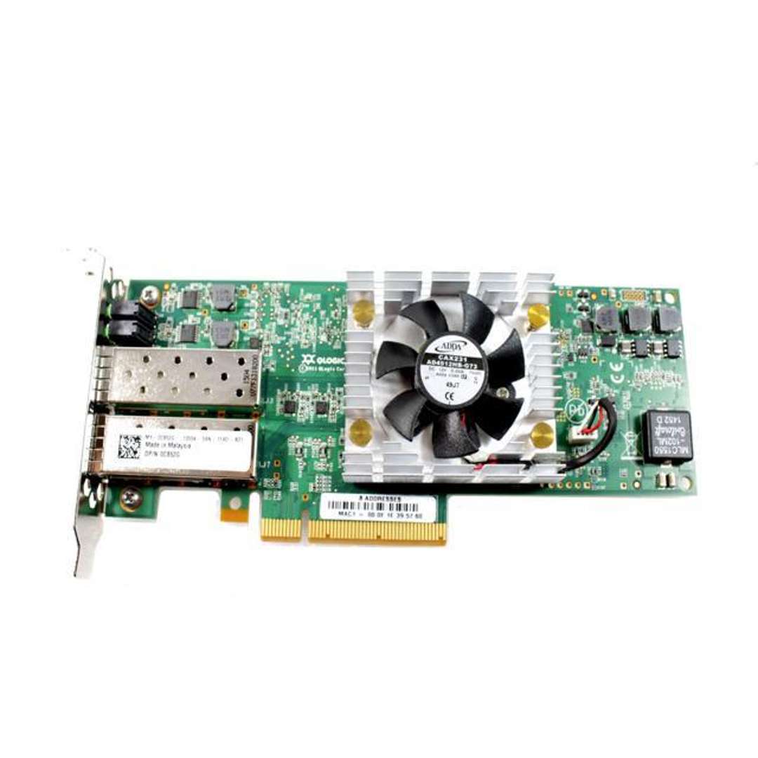 Dell QLogic QLE8262 Dual Port 10Gb SFP+ CNA x8 PCIe Low Profile | C852G