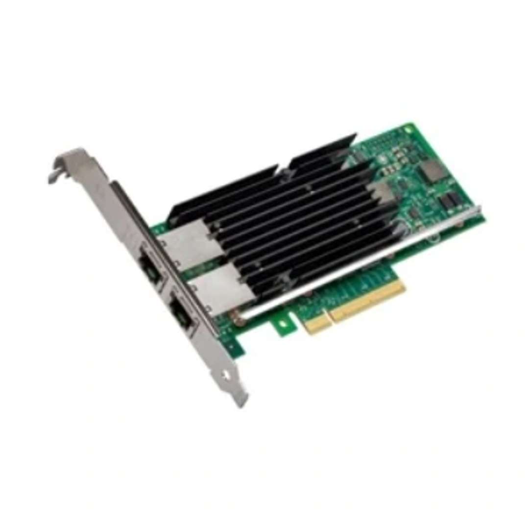Dell Intel Ethernet X540-T2 Dual Port 10GBASE-T x8 PCI-e Adapter, Full Height | RC49N