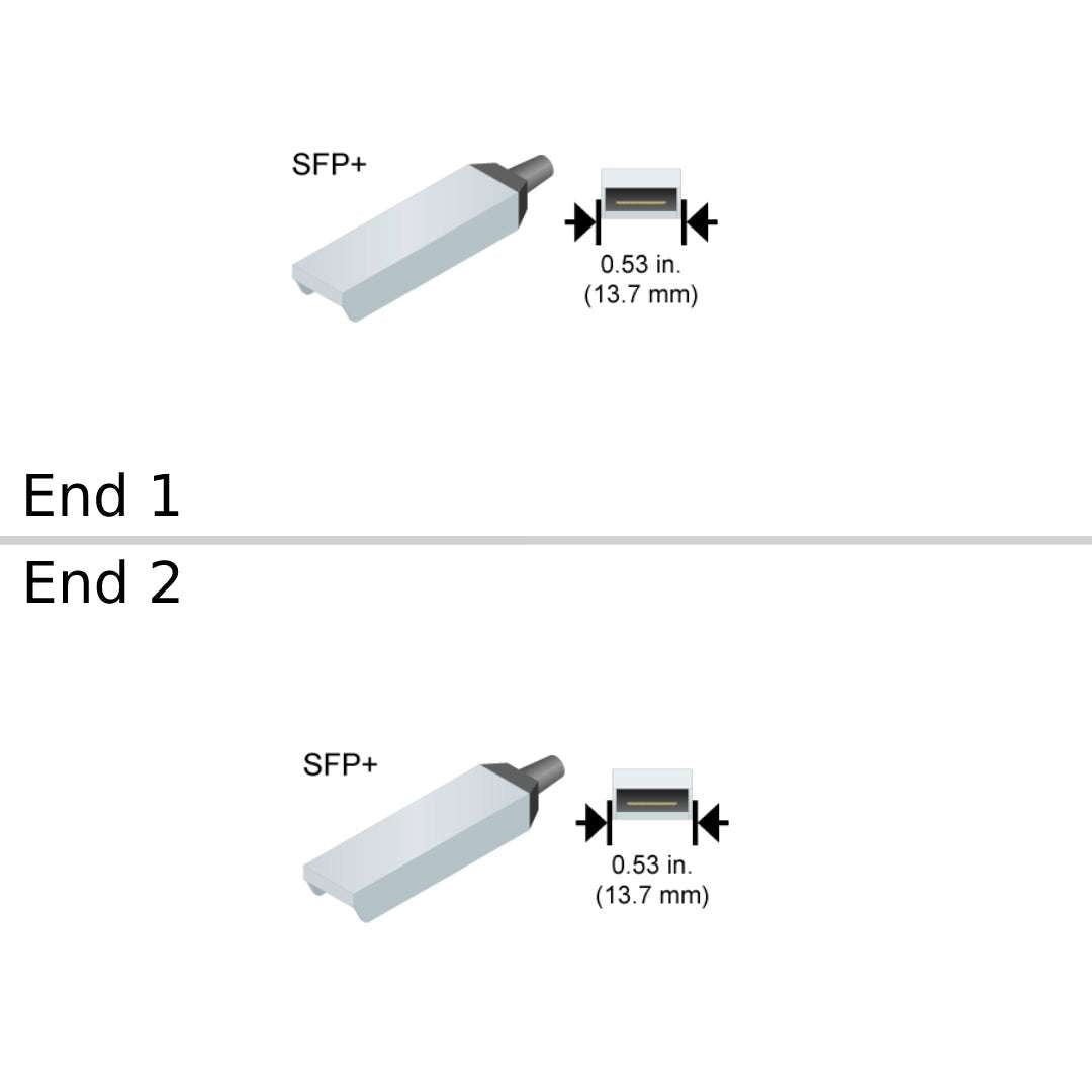 NetApp X6566-2-R6 [2] - 2m Data Cable with Plug SFP+/SFP+ | Cu, Twinax, 10Gb, SFP+/SFP+,