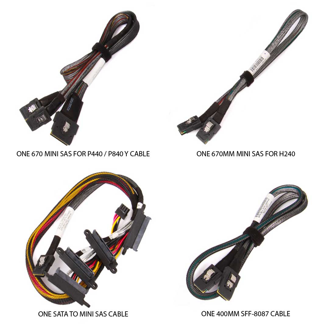 HPE Mini SAS Cable Kit for Non Hot-Plug Drives and Controllers | 792356-001