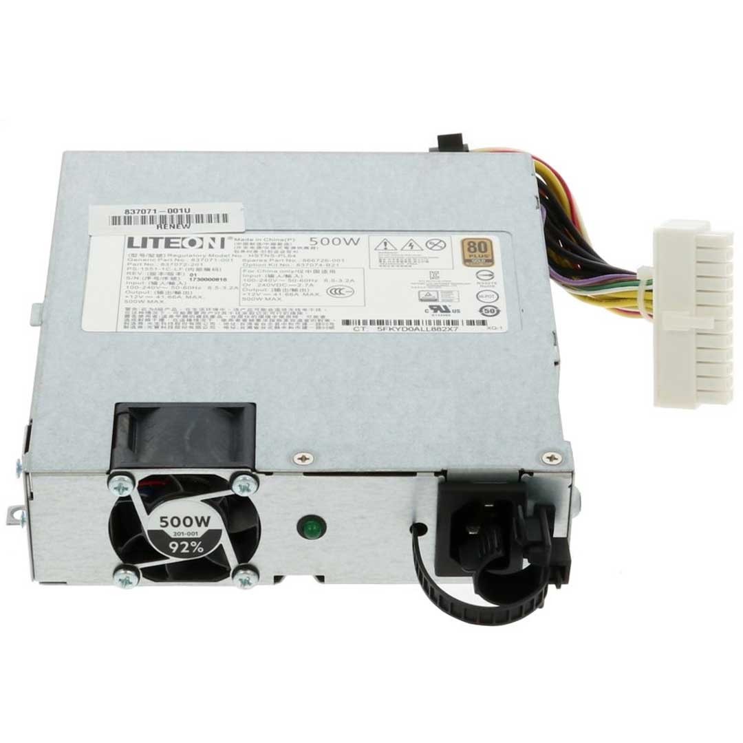 HPE 500W Low Halogen FIO Non-Hot-Plug Power Supply | 837074-B21