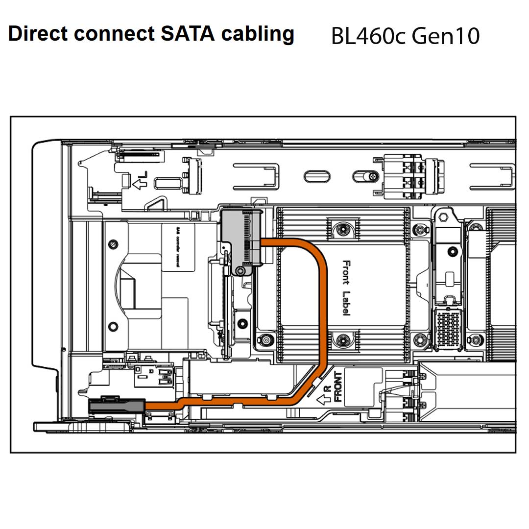 HPE Direct Connect SATA Cable | 865309-001