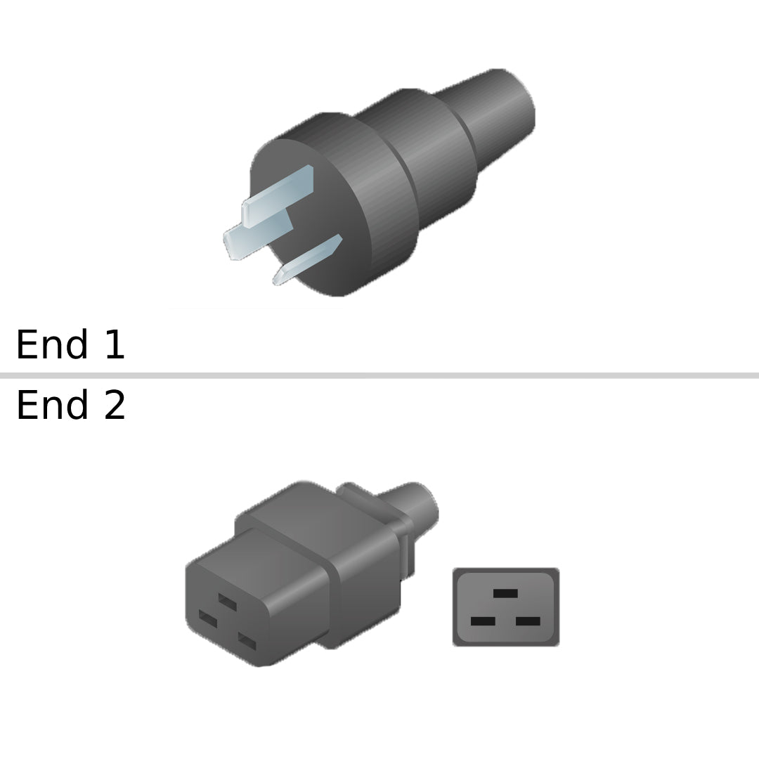 NetApp X1876-R6 - 2.5m Power Cable with Plug AS/NZS 3112/IEC60320-C19 | Pwr Cord, Brocade DCX Aust/NZ