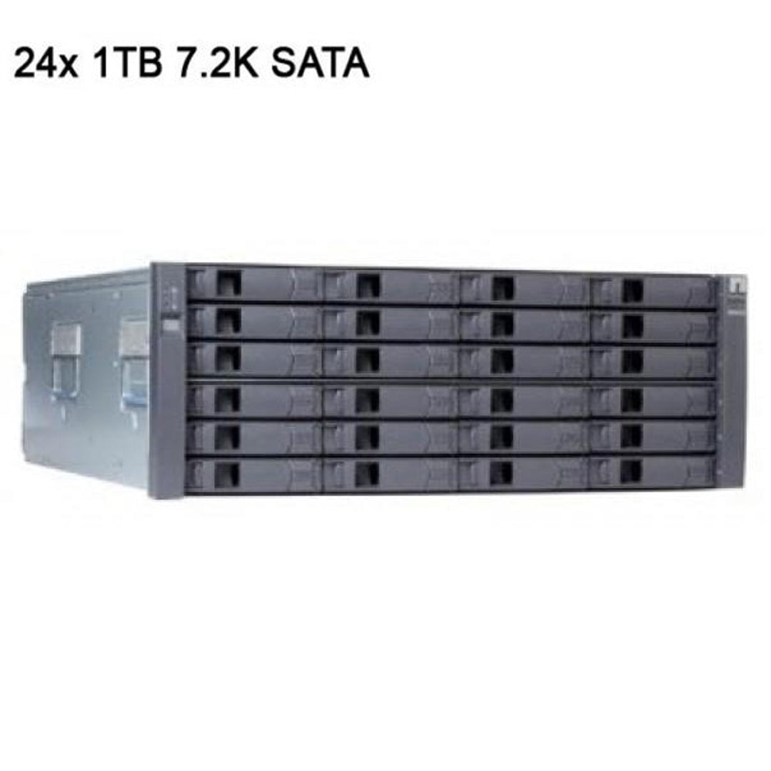 NetApp DS4243 Expansion Shelf with 24x 1TB 7.2K SATA HDDs (X302A-R5)