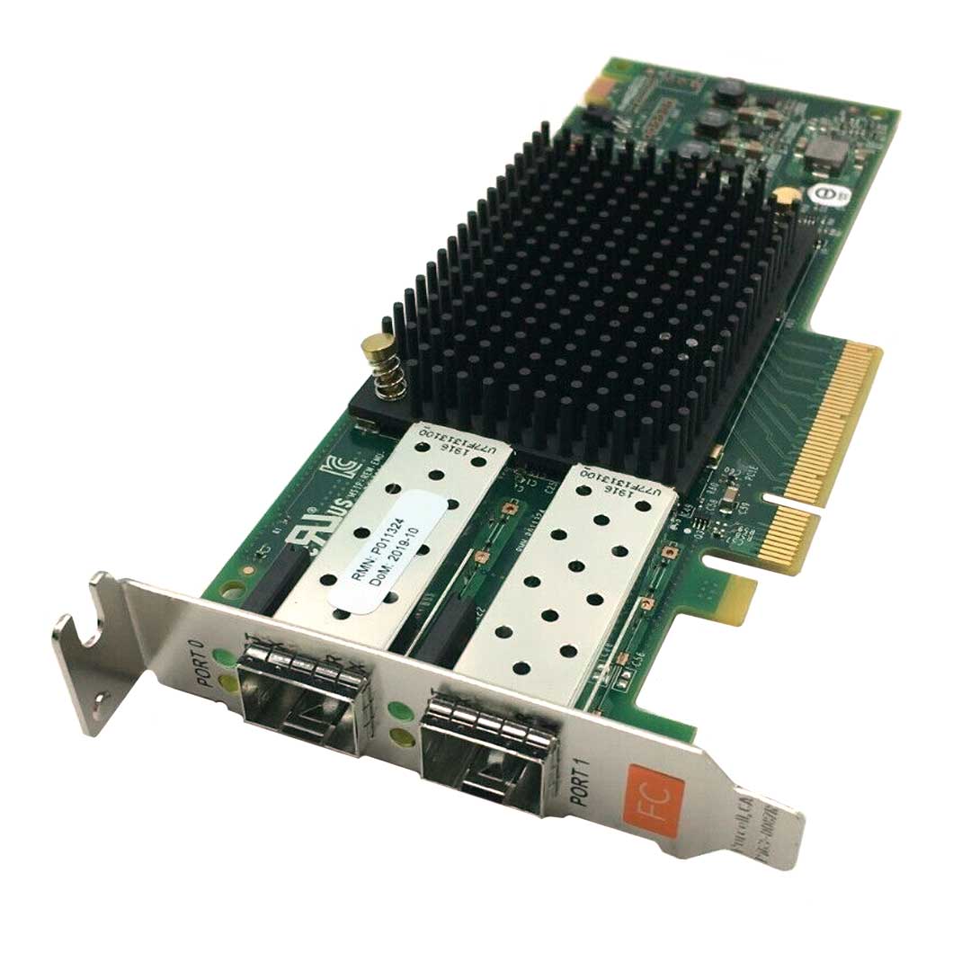 Dell Emulex LPe31002-M6-D Dual Port 16Gb FC HBA x8 PCIe, Low Profile | P14GV