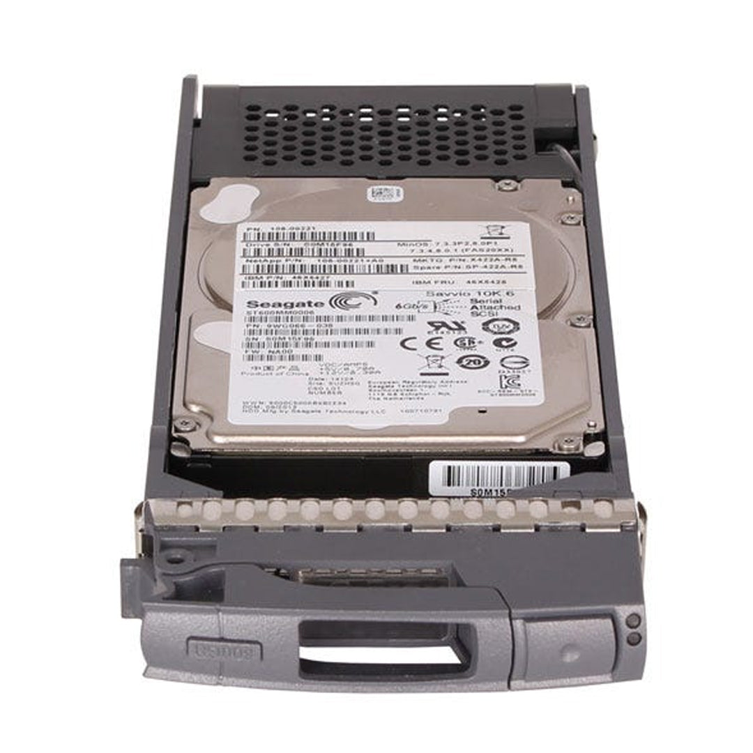 X341A-R6 | NetApp 2.5" 900GB at 10k RPM 12Gb/s SAS Drive  (108-00430)