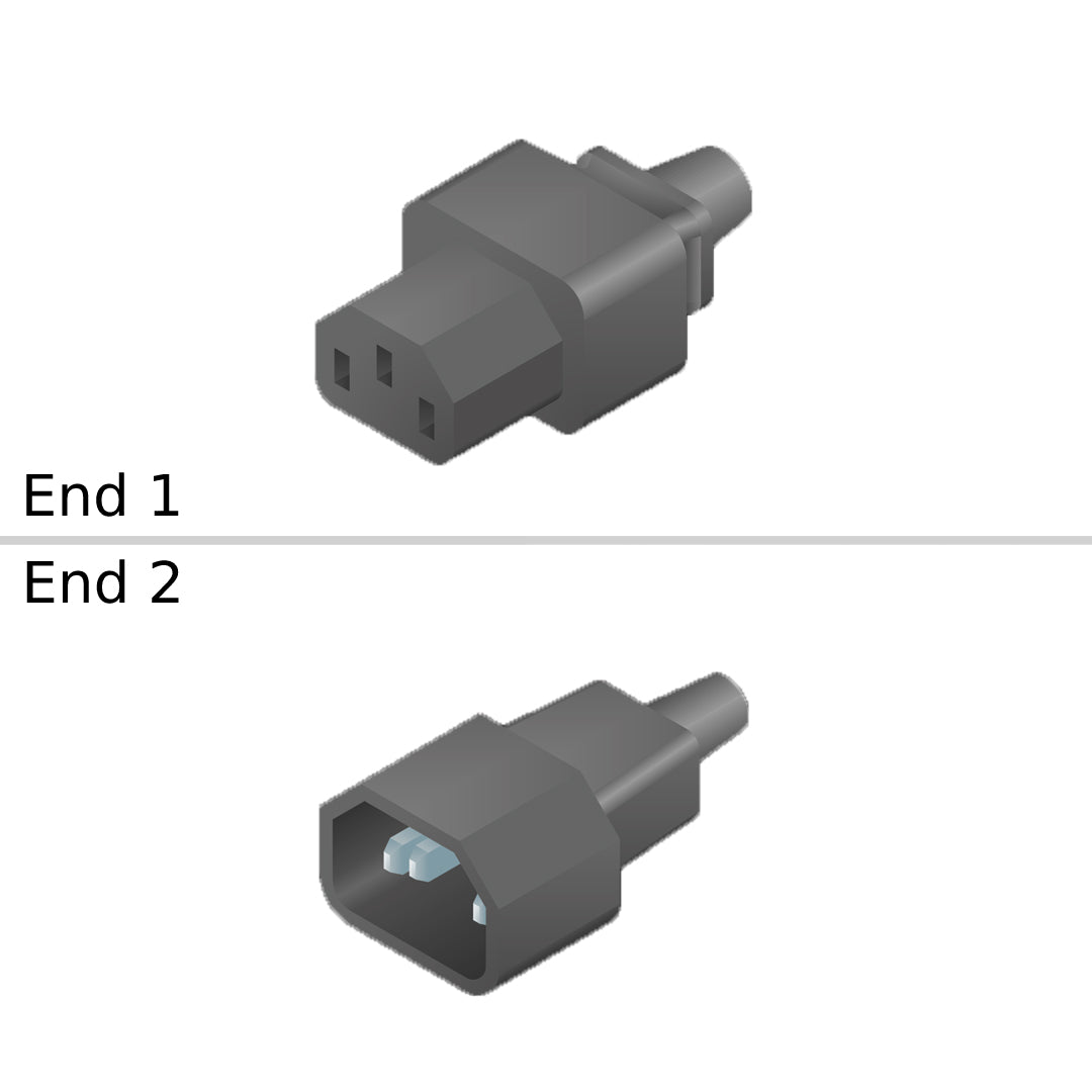 NetApp X-52197-00-0E-C - 1.8288m Power Cable with Plug IEC60320-C13/IEC60320-C14 | Power Cord,In-Cabinet,2m,C14-C13,E-Series,0E,-C