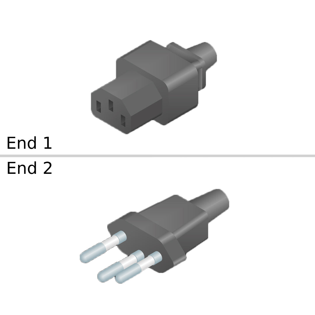 NetApp X-33109-00-0E-C - 2.5m Power Cable with Plug IEC60320-C13/SEV 1011 | Power Cord,Switzerland,E-Series,0E,-C