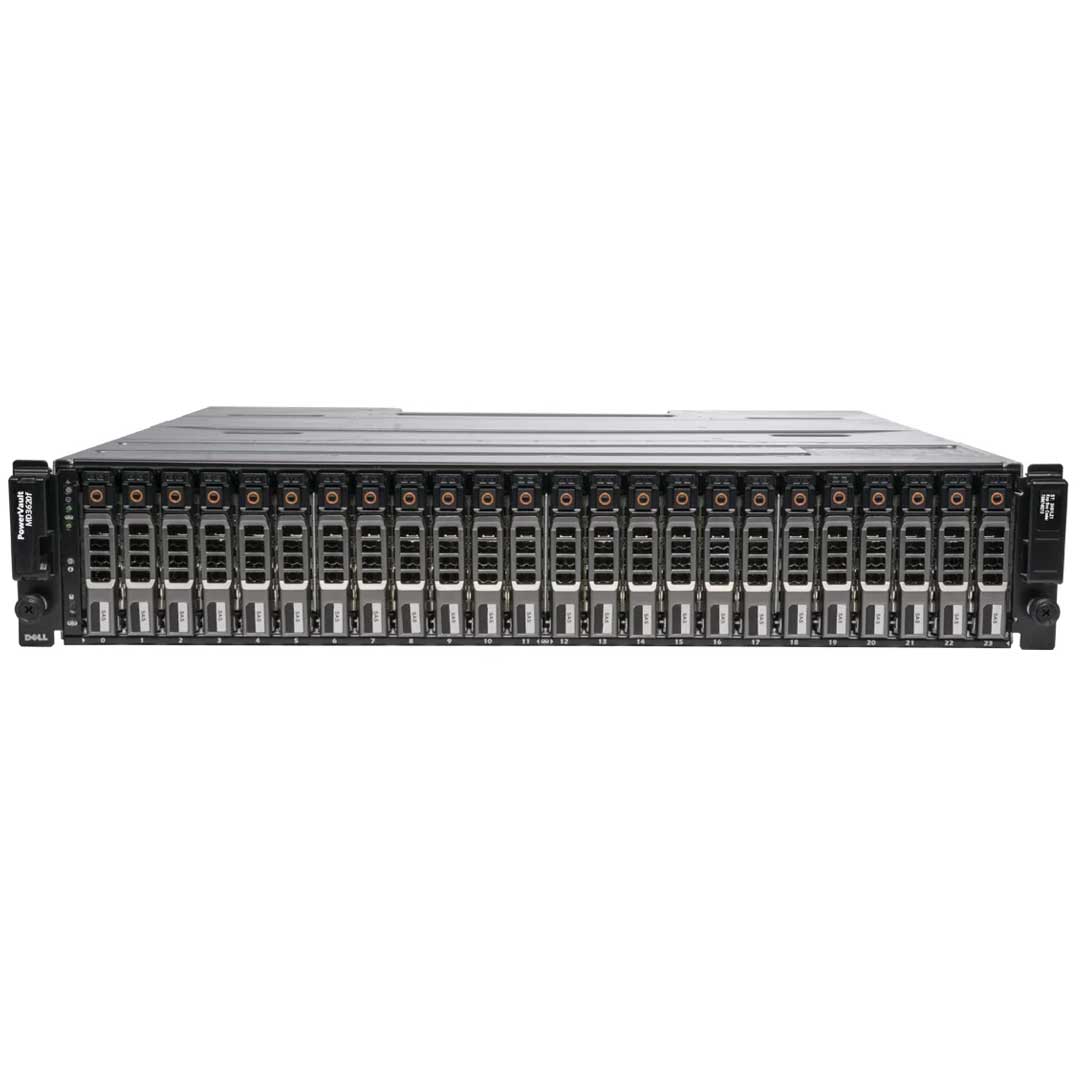 Dell PowerVault MD3620f 24x2.5" 8Gb Fibre Channel CTO Storage Array