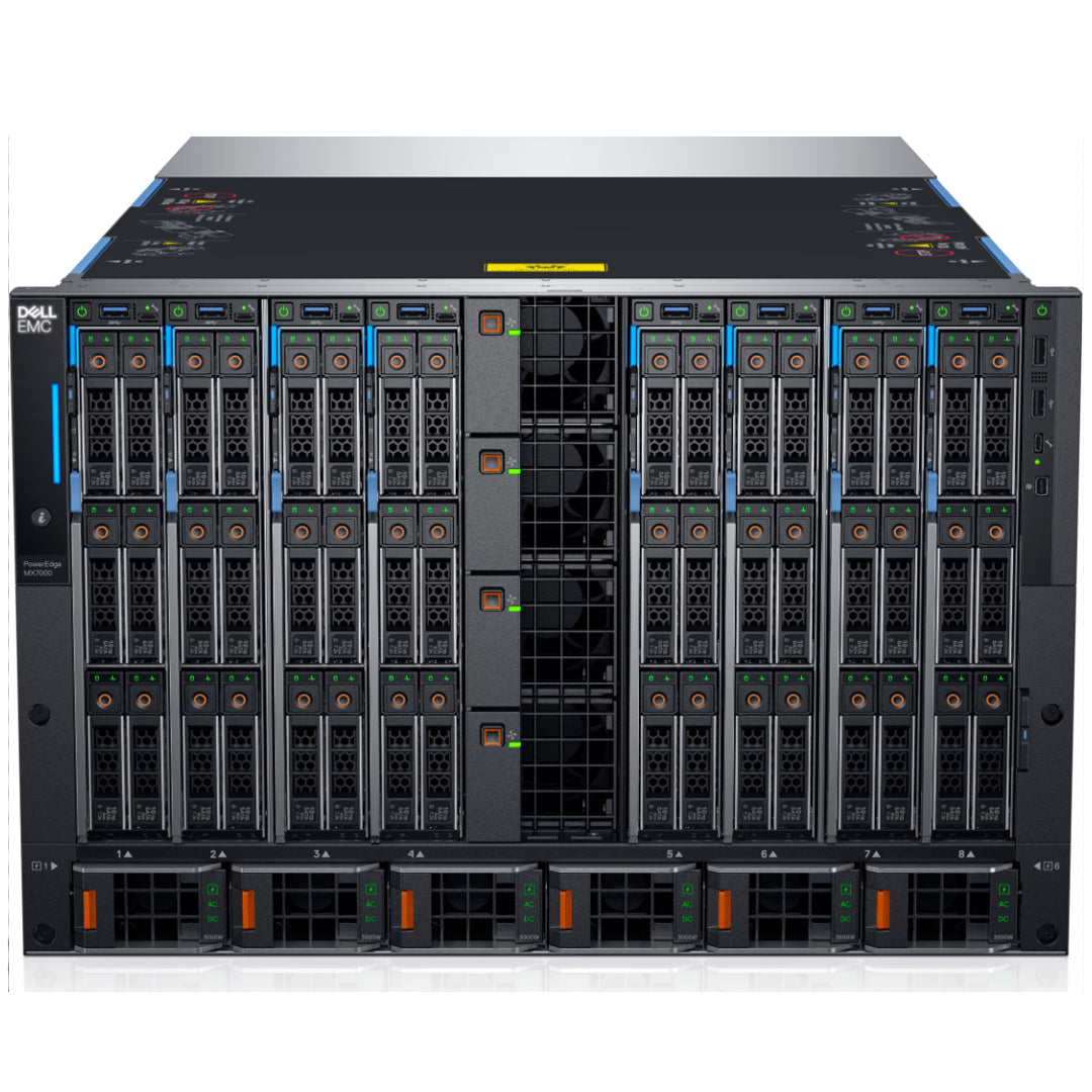 MX7000-Chassis | Refurbished Dell PowerEdge MX7000 Modular Chassis ( Includes 6x PSU's, 9x Fans, 2x M9002m )