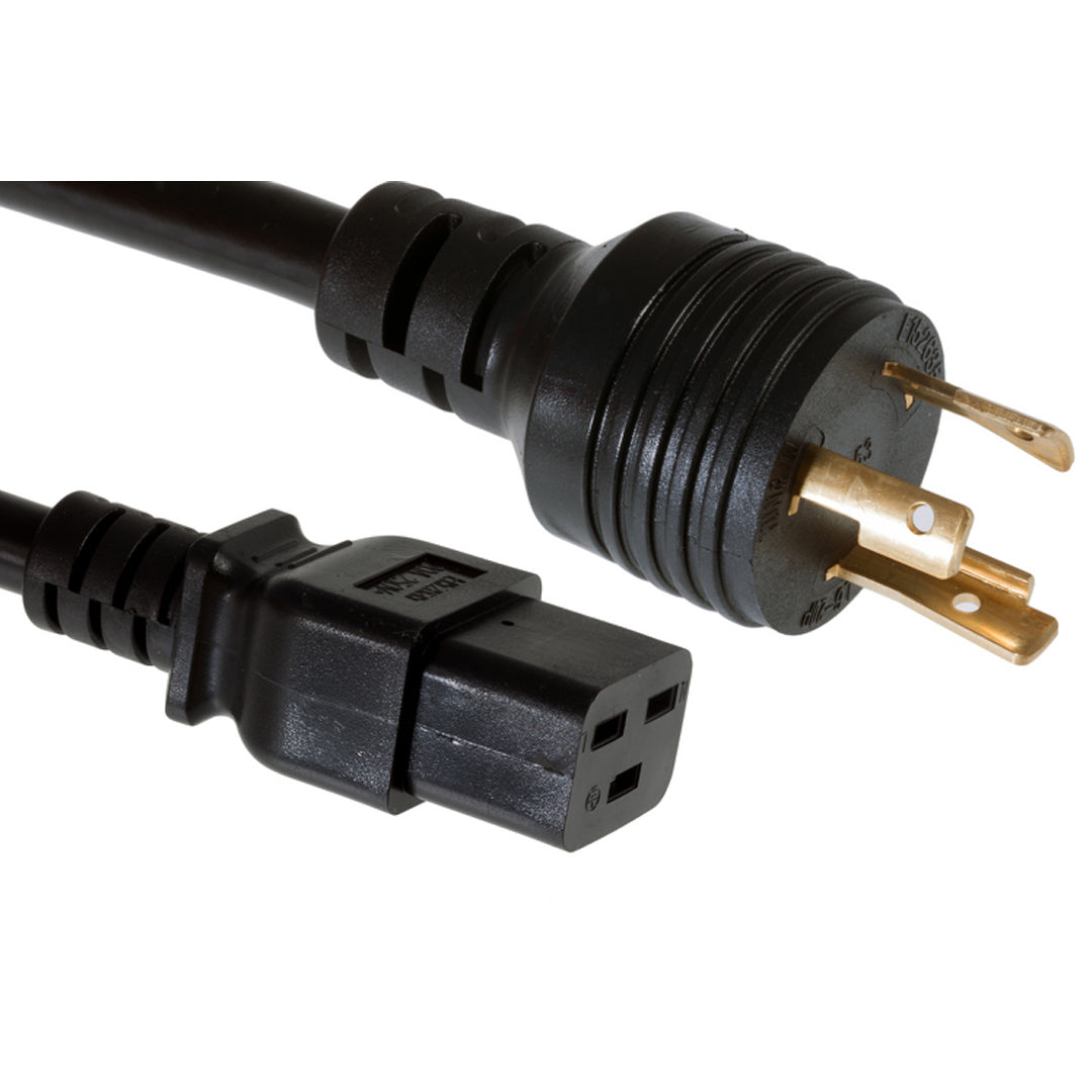 CAB-AC-C6K-TWLK | 20A, 250 VAC NEMA L6-20 (Twist Lock) to IEC C19 Power Cable